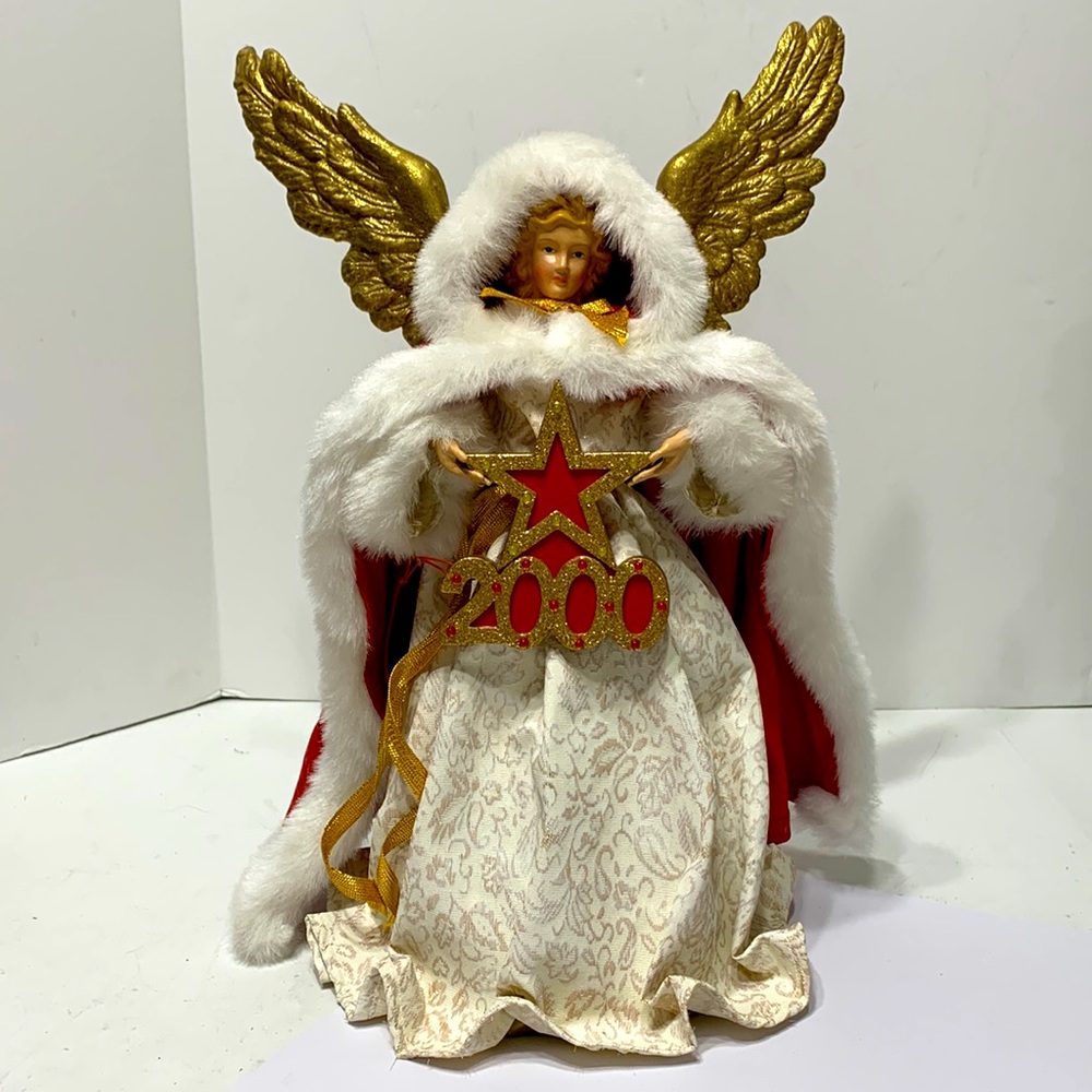Tree Topper Millennium Angel vintage